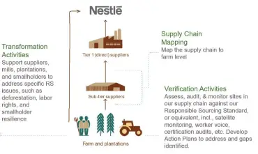 Cadena de suministro de Nestlé: problemas y gestión