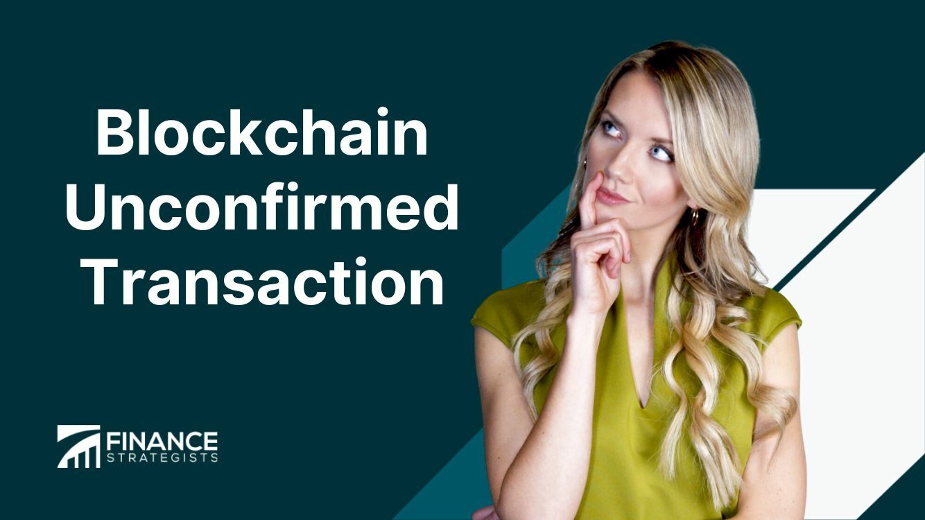 Transacción blockchain no confirmada