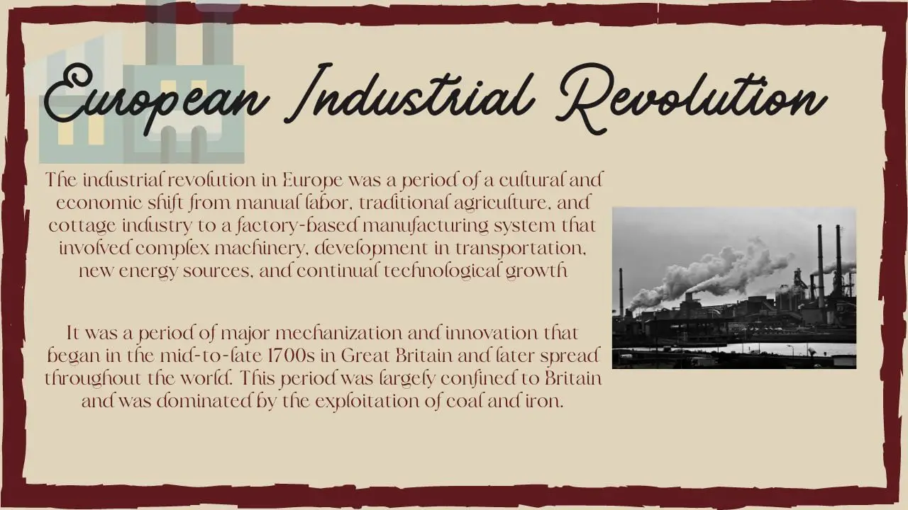 revolución industrial europea