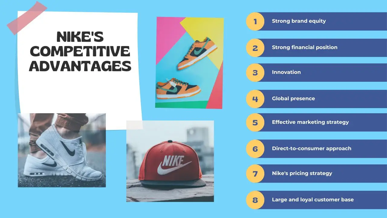 La ventaja competitiva y la estrategia de Nike. La ventaja competitiva y la estrategia de Nike.