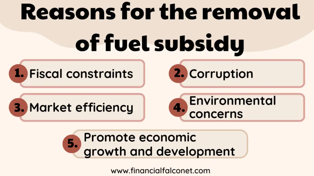 Razones para eliminar el subsidio al combustible en Nigeria