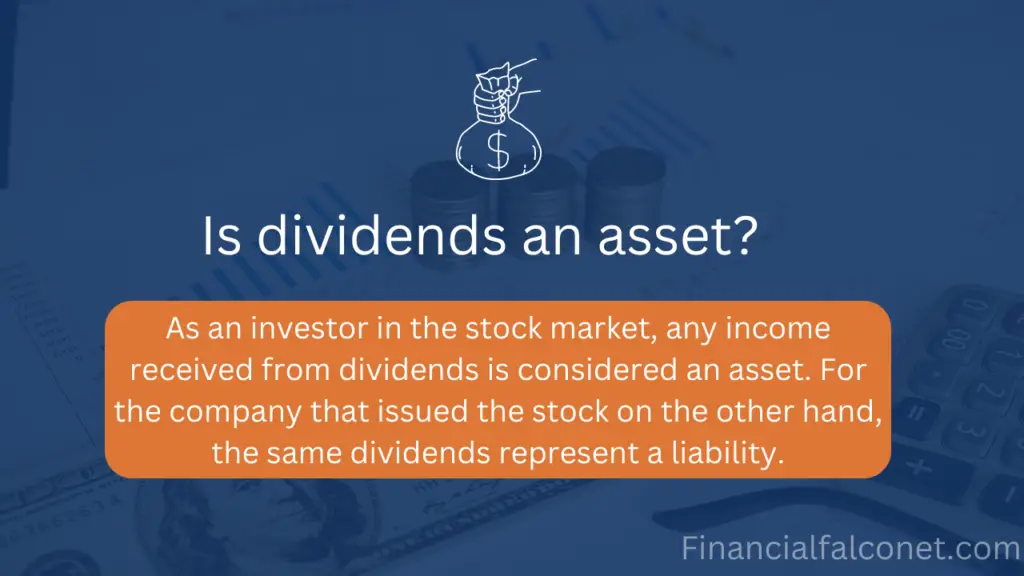 ¿Son los dividendos un activo?