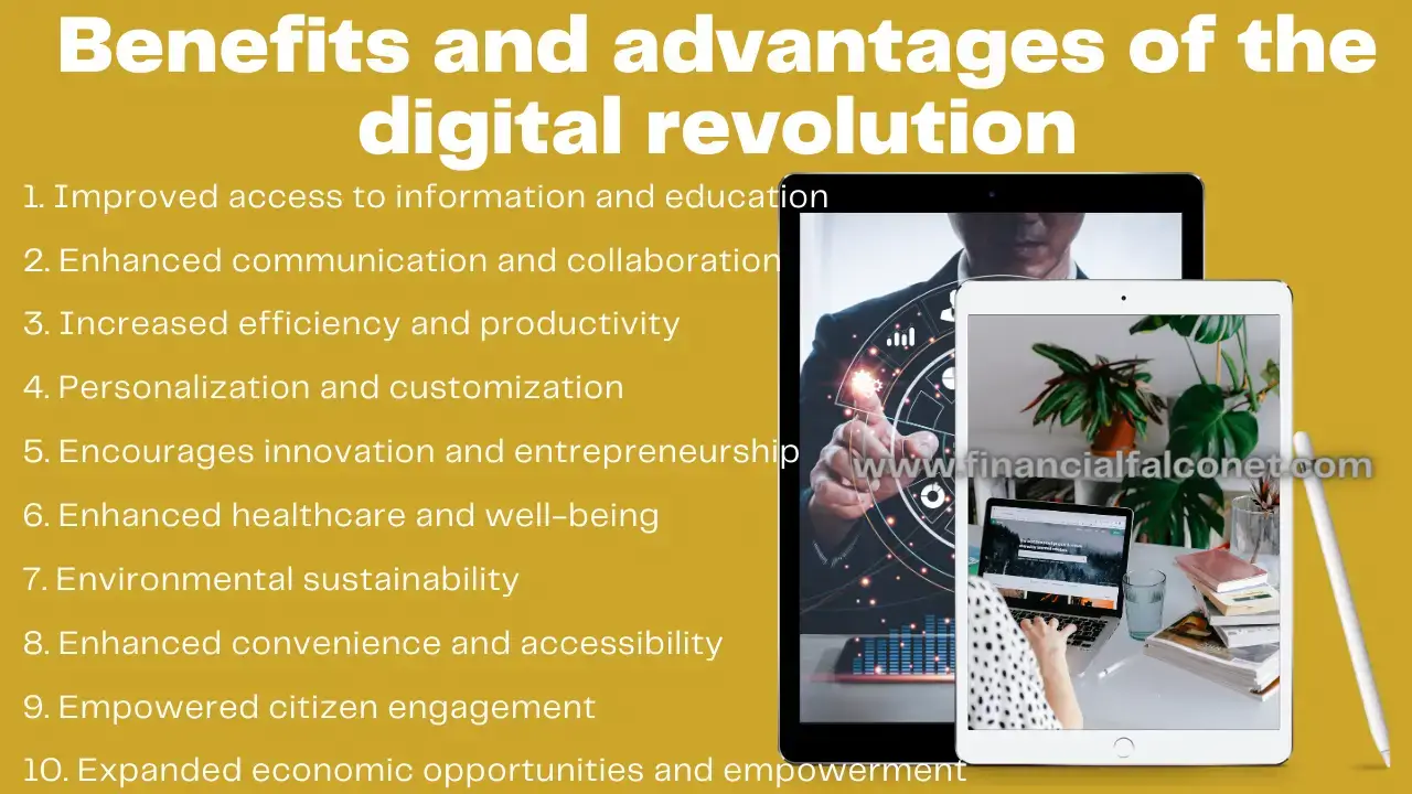 Beneficios y ventajas de la revolución digital