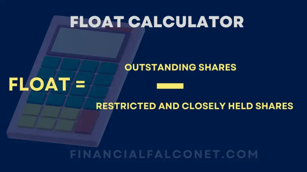 Calculadora de flotación financiera: Calculadora de acciones flotantes Calculadora de flotación financiera: Calculadora de acciones flotantes