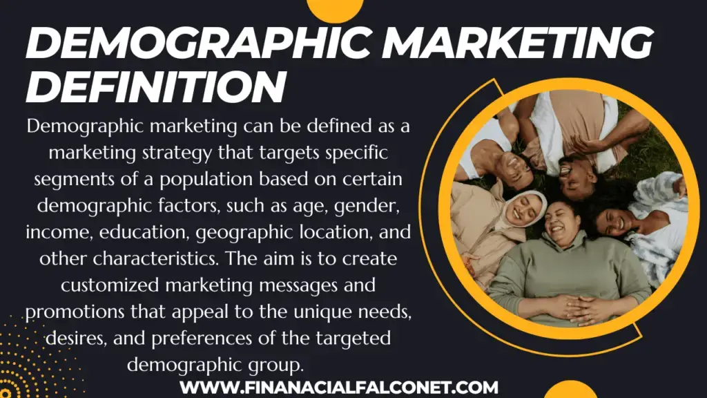 Definición y significado de marketing demográfico Definición y significado de marketing demográfico