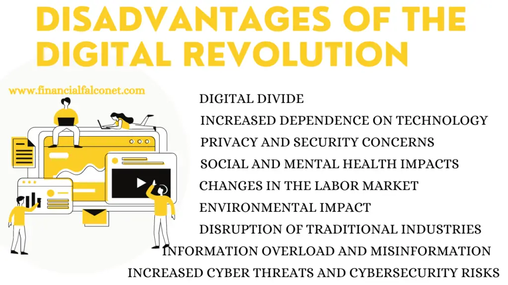 Desventajas de la revolución digital