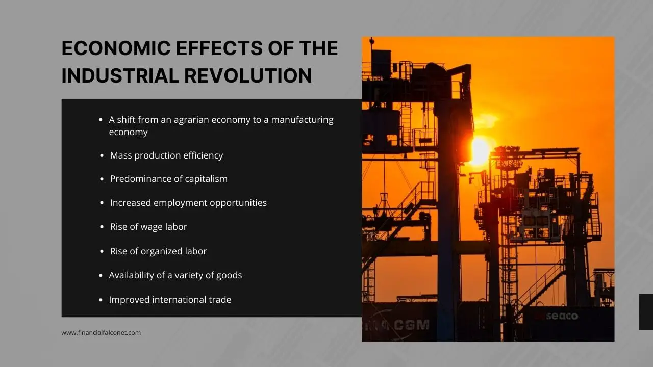 Efectos económicos de la revolución industrial Efectos económicos de la revolución industrial