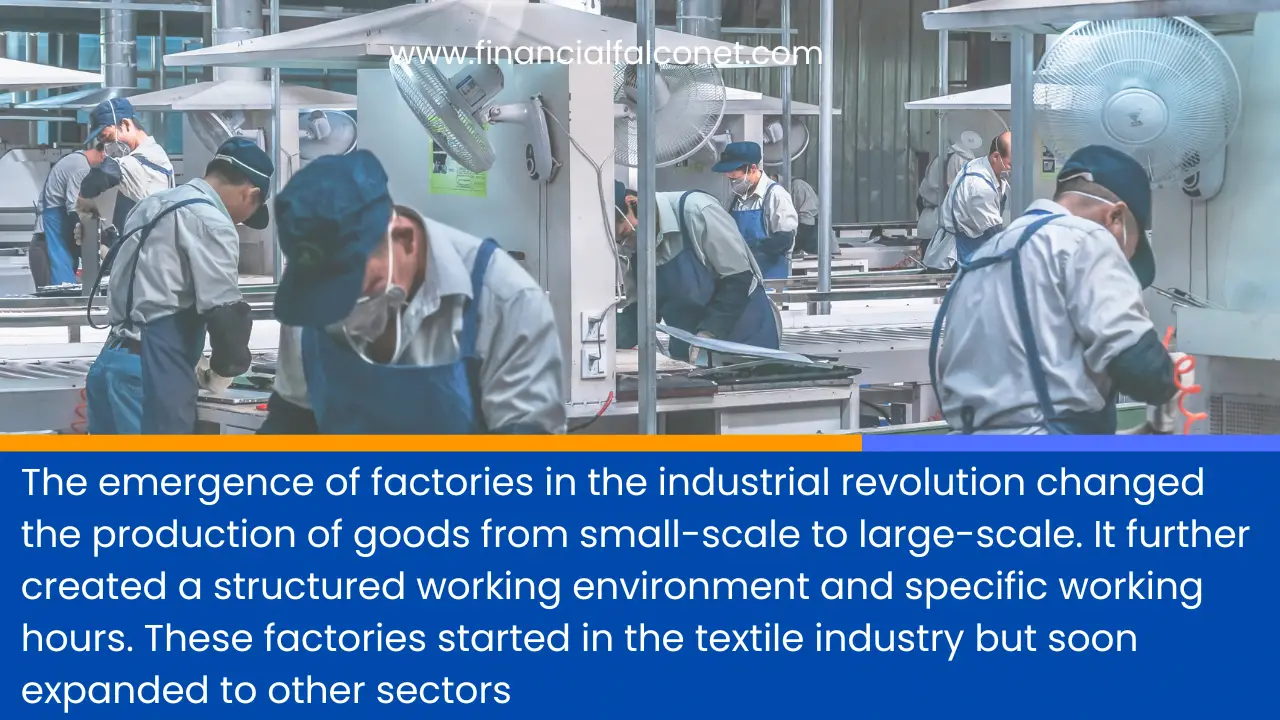 Las fábricas en la revolución industrial