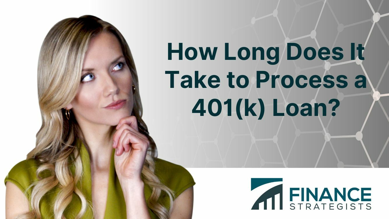 ¿Cuánto tiempo lleva procesar un préstamo 401(k)?