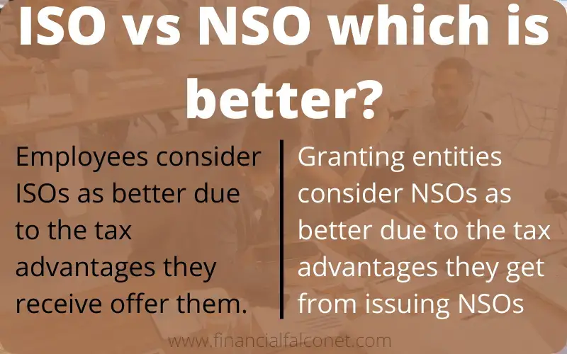 ISO versus NSO: ¿cuál es mejor? ISO versus NSO: ¿cuál es mejor?