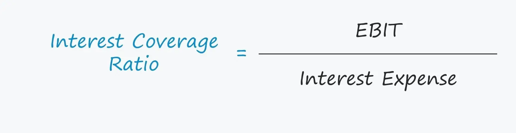 Fórmula y ejemplo del índice de cobertura de intereses (ICR)