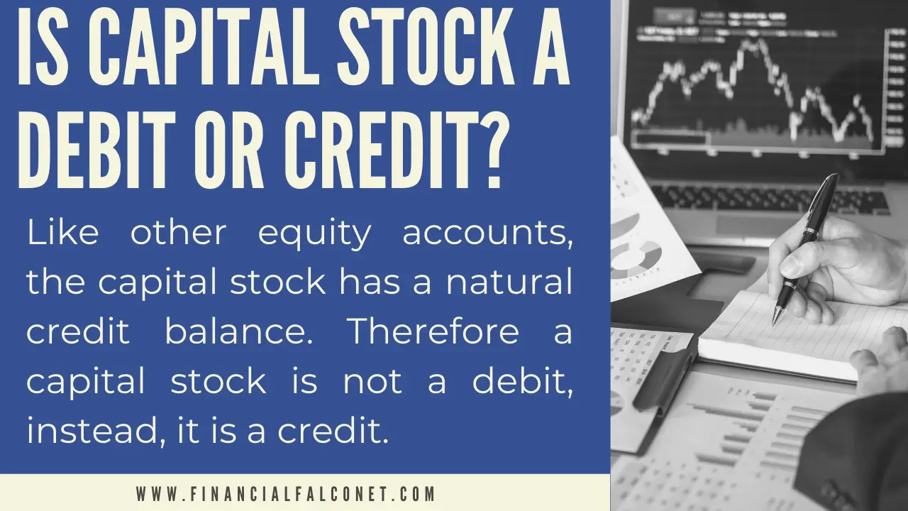 ¿El capital social es un débito o un crédito?