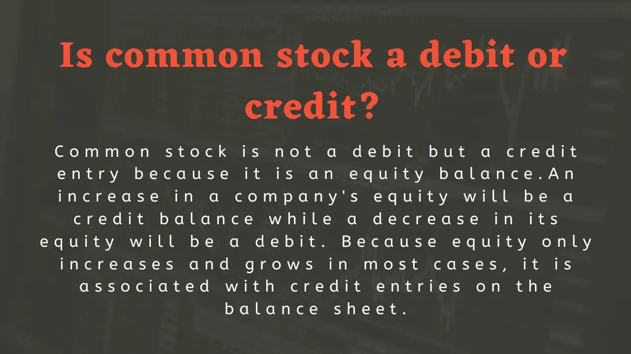 Acciones ordinarias: ¿débito o crédito? Acciones ordinarias: ¿débito o crédito?