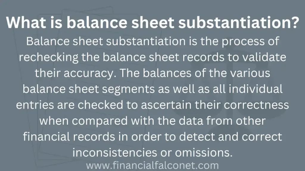 Justificación del balance Justificación del balance