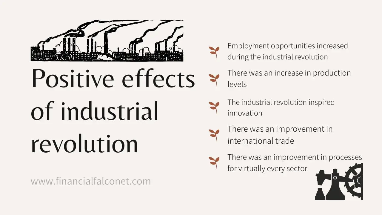 Efectos positivos de la revolución industrial
