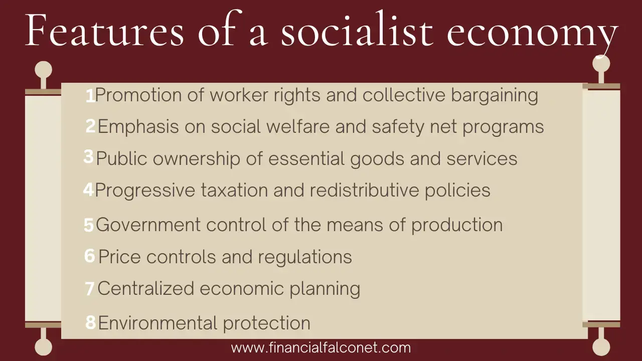 Características del socialismo: características de la economía socialista