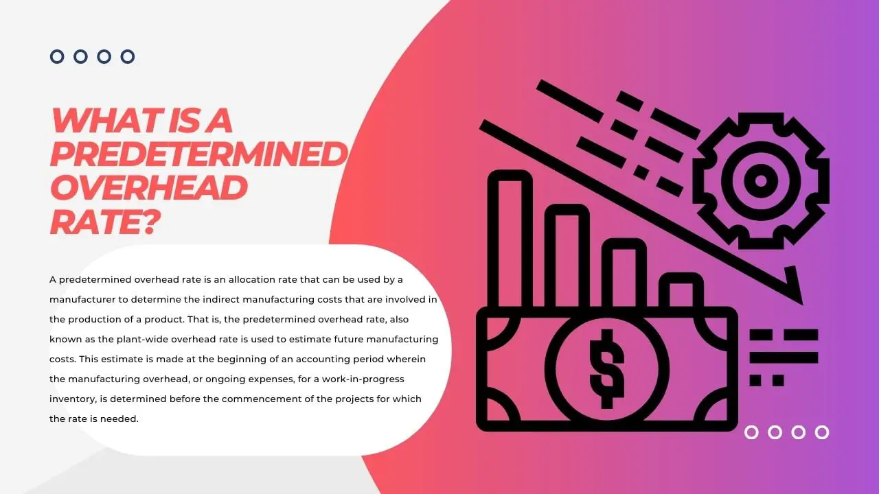 Tasa de gastos generales predeterminada (POHR): fórmula y cálculo Tasa de gastos generales predeterminada (POHR): fórmula y cálculo