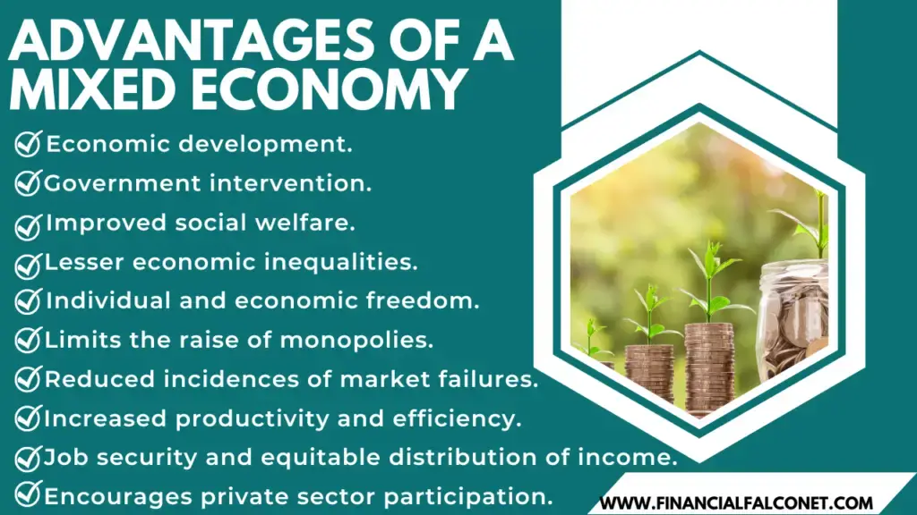 Ventajas de la economía mixta Ventajas de la economía mixta