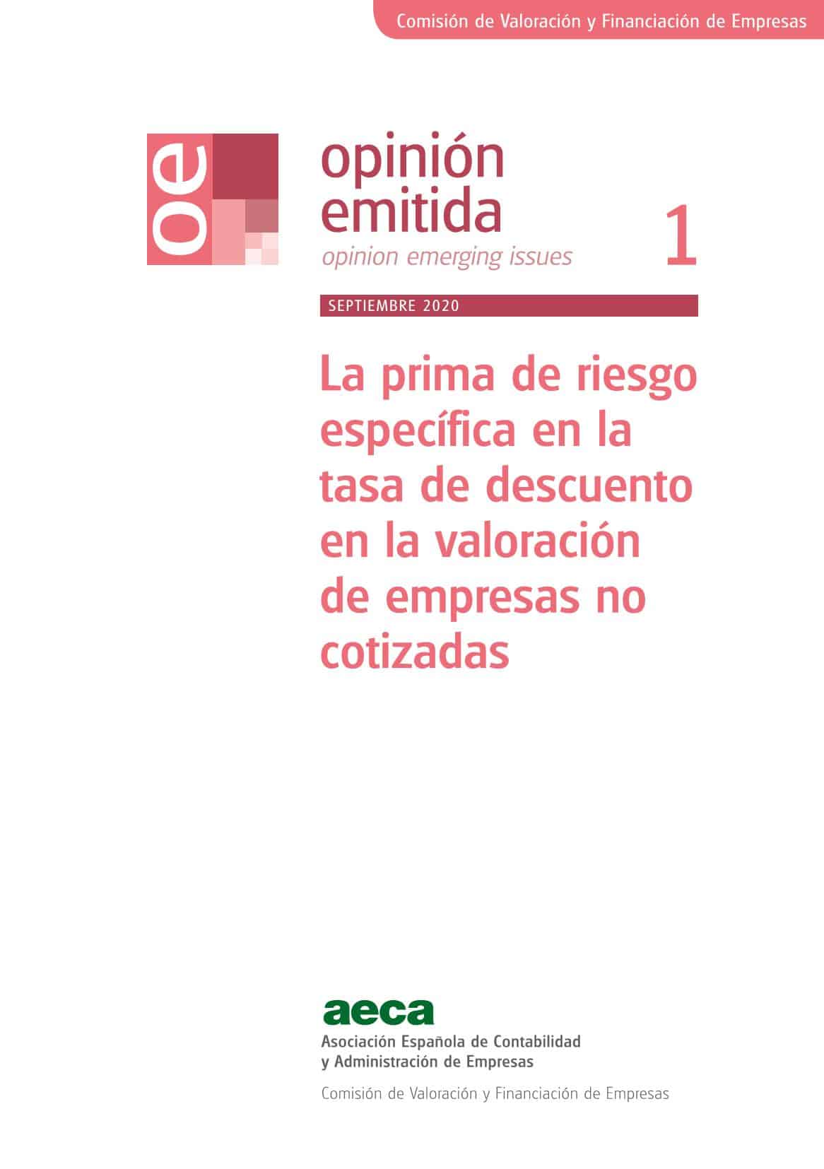 Prima de riesgo específica de la empresa