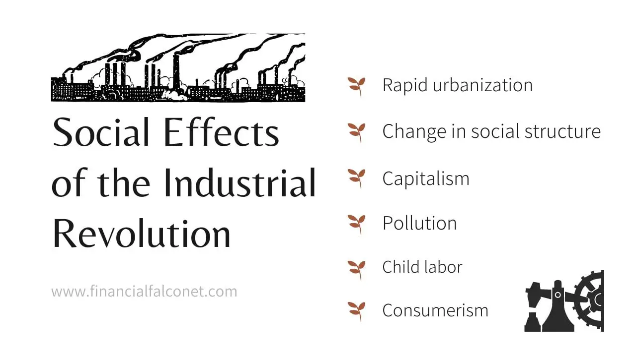 Efectos sociales de la revolución industrial