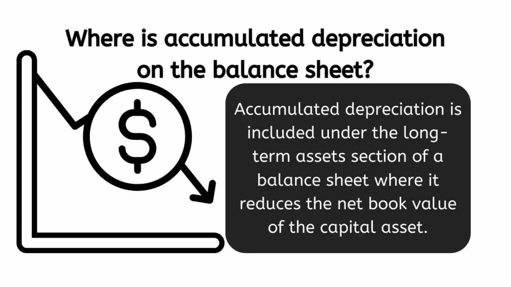 ¿Dónde está la depreciación acumulada en el balance?