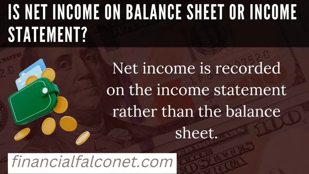 ¿Está el beneficio neto en el balance o en el estado de pérdidas y ganancias?