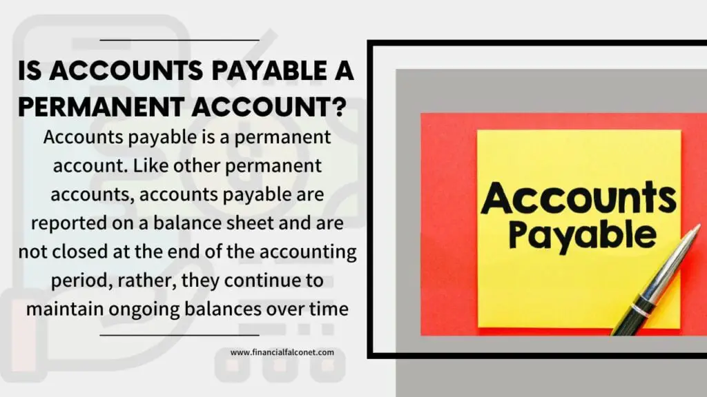 ¿Las cuentas por pagar son una cuenta permanente?