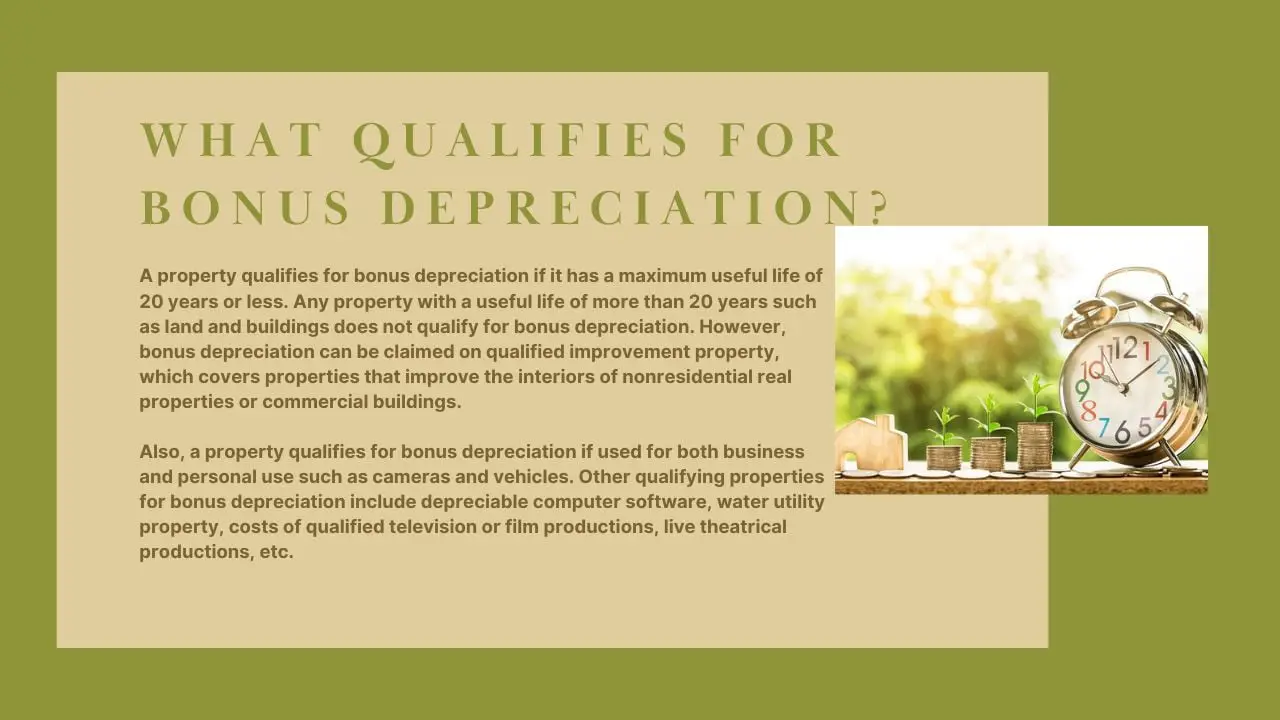 ¿Qué califica para la depreciación adicional? ¿Qué califica para la depreciación adicional?