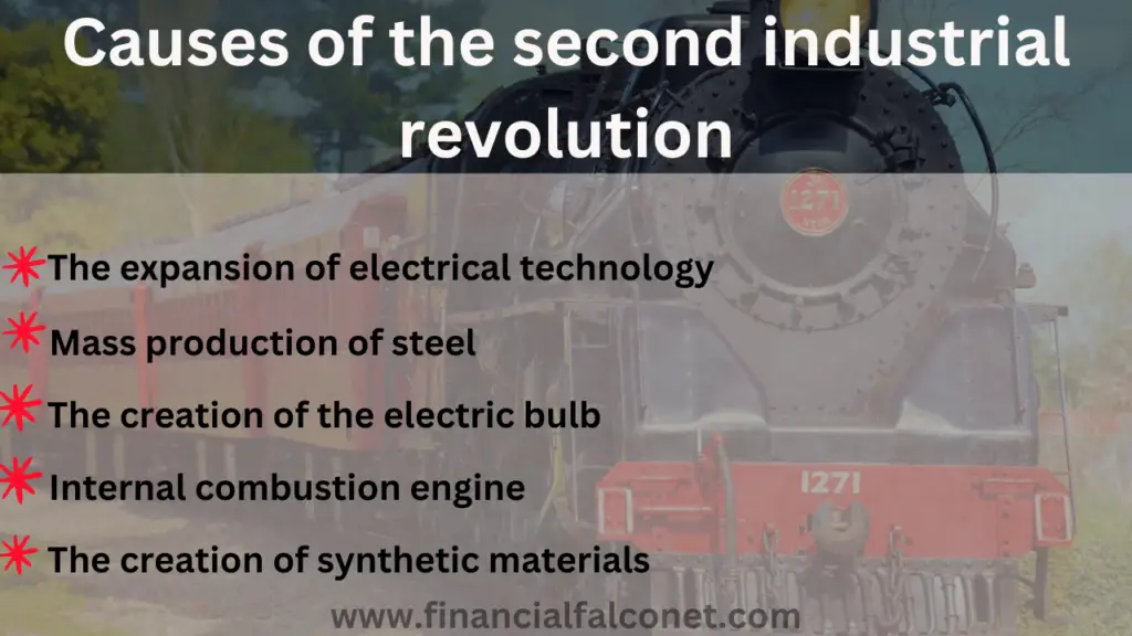 ¿Qué causó la Segunda Revolución Industrial?