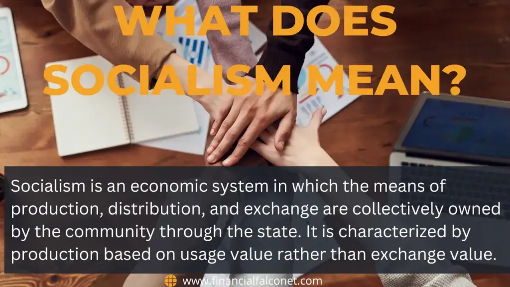 ¿Qué significa socialismo? ¿Qué significa socialismo?