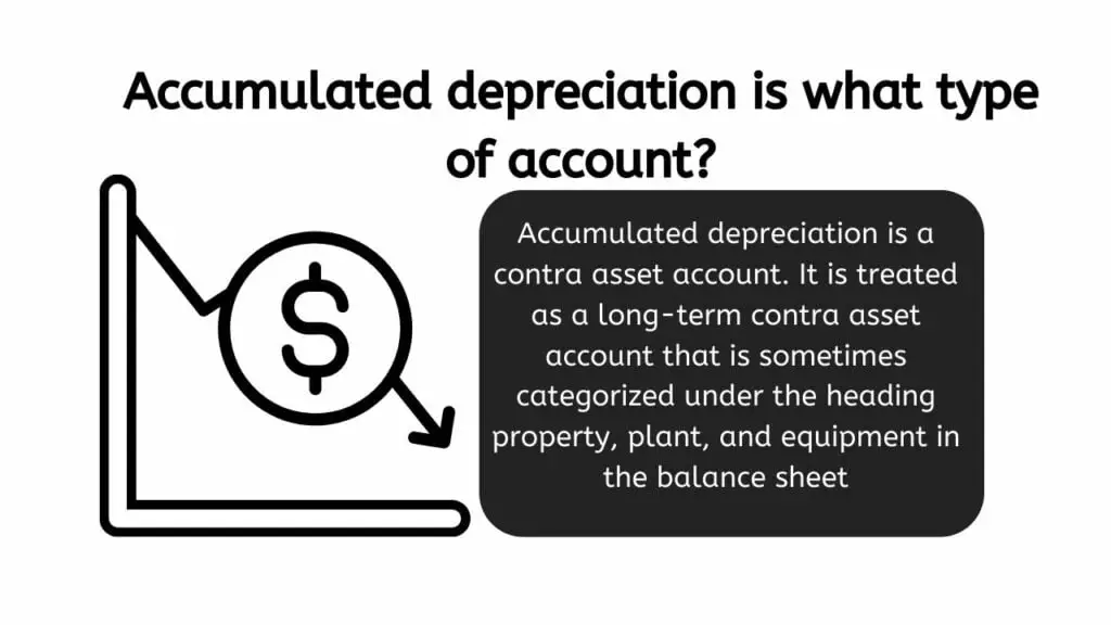 ¿Qué tipo de cuenta es la depreciación acumulada?
